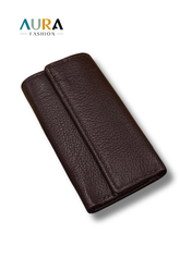 6-RING KEYCHAIN BROWN