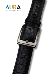 B-146 Croco BLACK
