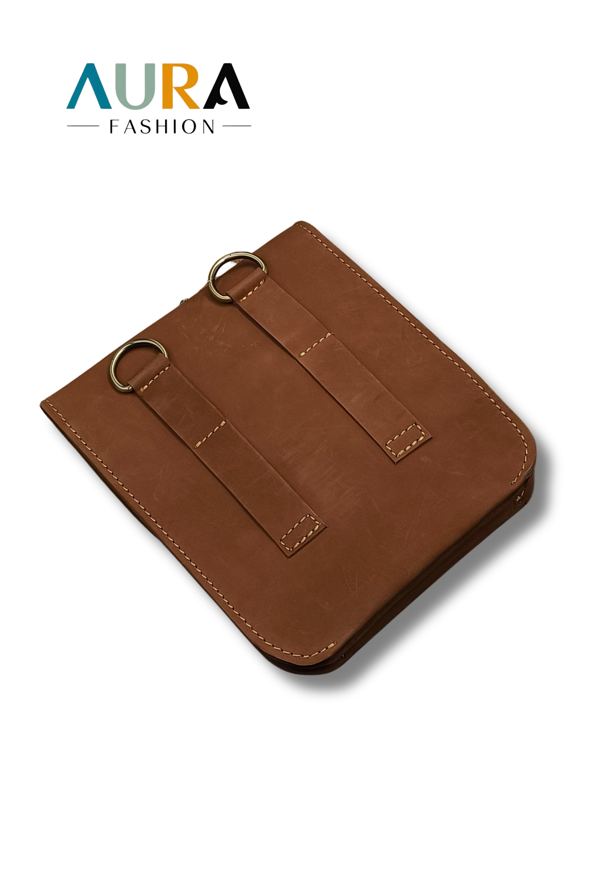 CROSS SHOULDER BAG-BROWN